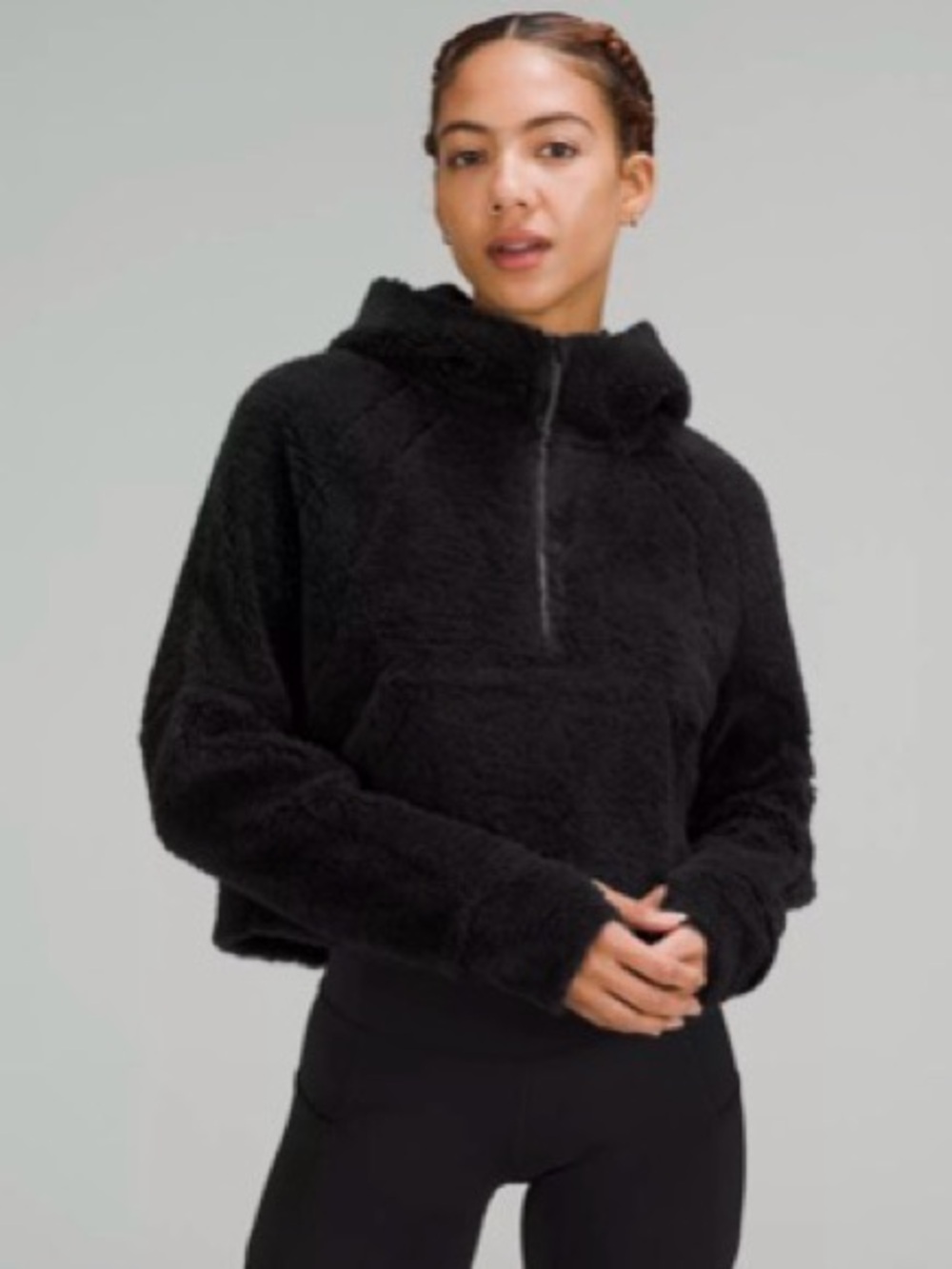 lululemon Scuba Oversized Half-Zip Fleece Hoodie size XS/S
